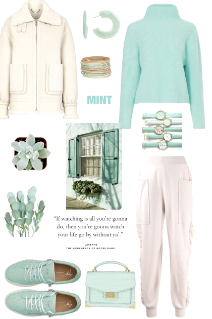 #310 Mint Green Comfort - コーディネート