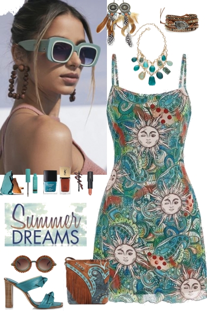 #325 Rust And Teal  Summer