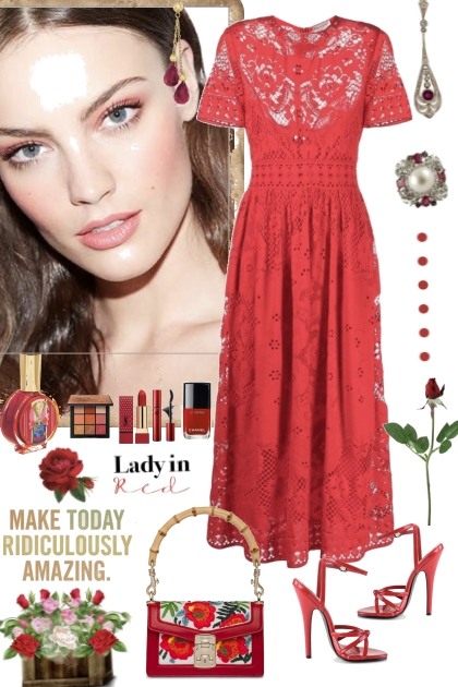 #343 Red Dress