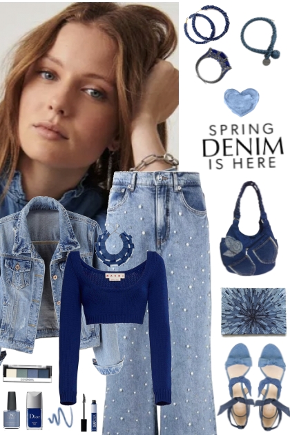 #377 Denim Outfit- Fashion set