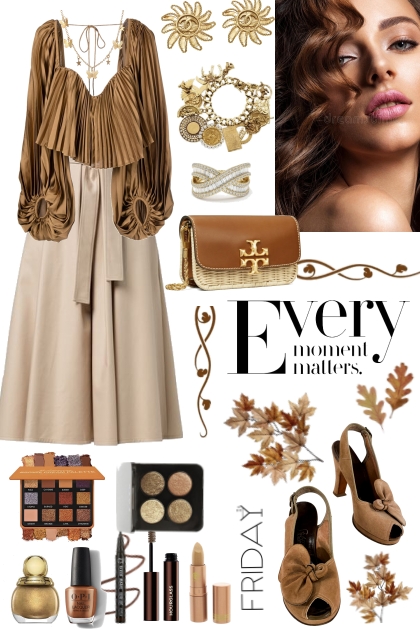 #446  2023 Brown And Gold - Fashion set