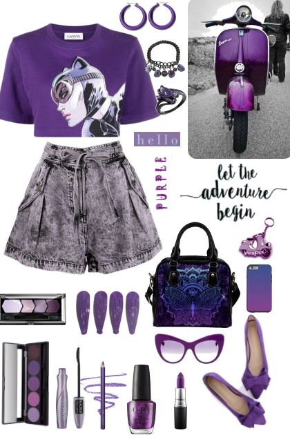 #511 2023 Purple Adventure!!- Fashion set