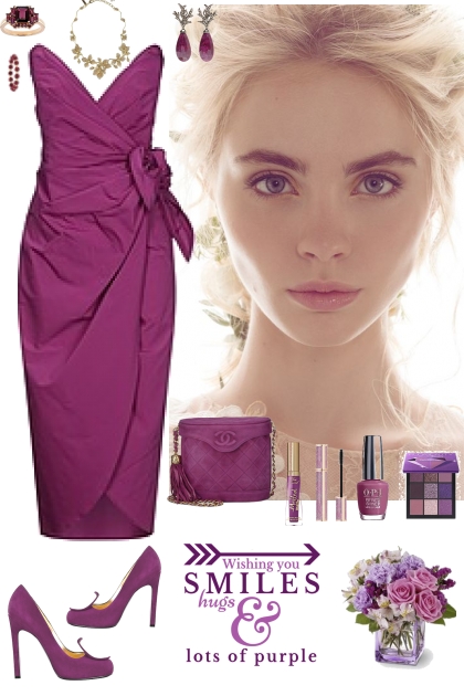 #514 2023 Special Occasion Purple- Fashion set