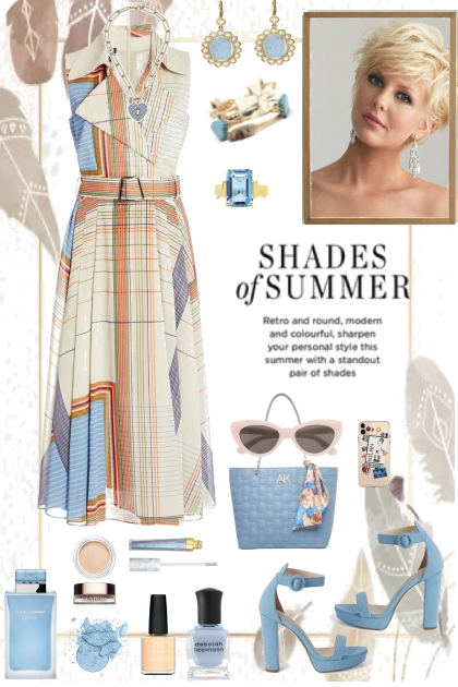 #515 2023 Print Dress- Fashion set