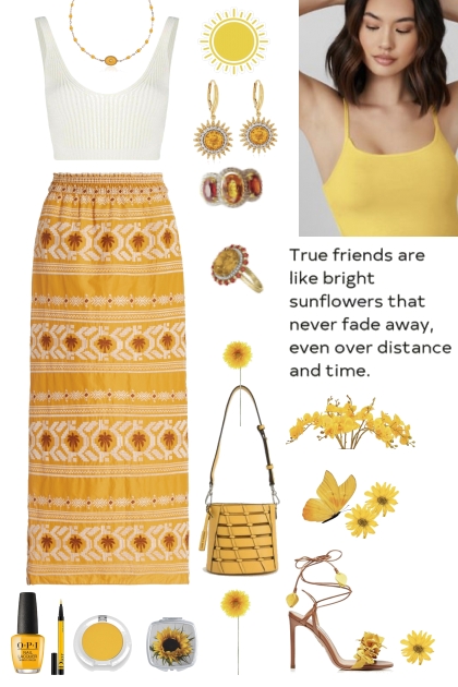 #537 2023 Summer  Yellow Outfit