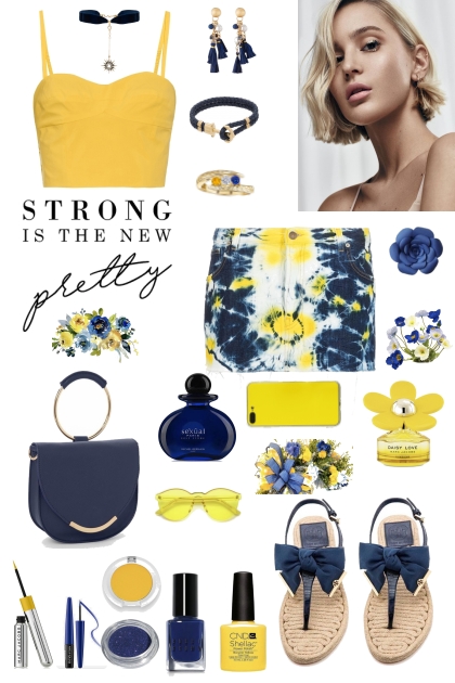 #557 2023 Navy And Yellow