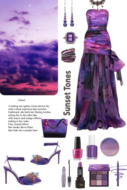 #575 2023 Sunset Gown- Модное сочетание