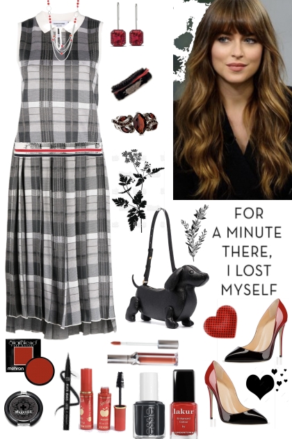 #605 2023 Black And Red- Fashion set