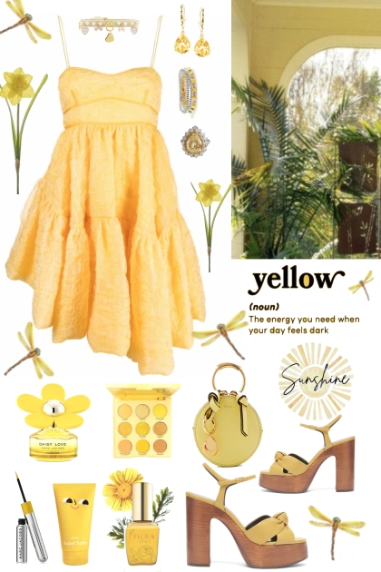 #611 2023 Yellow Happiness!- Модное сочетание