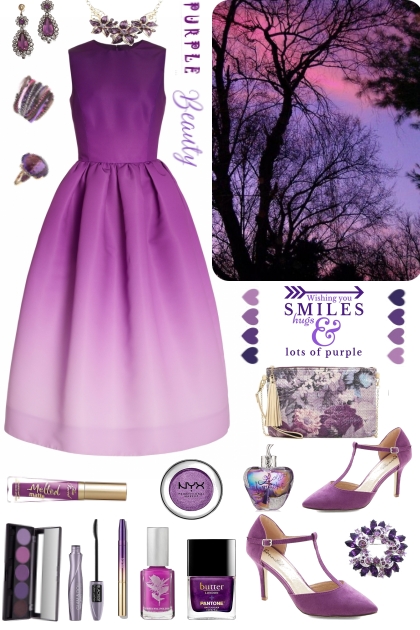 #640 2023  Special Occasion Purple - combinação de moda