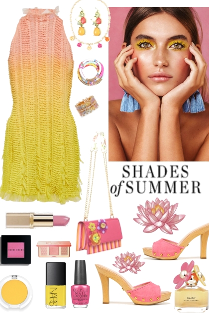 #658 2023 Pink And Yellow- Модное сочетание