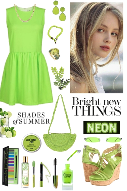 #666 2023 Neon Green Fun!!- Fashion set