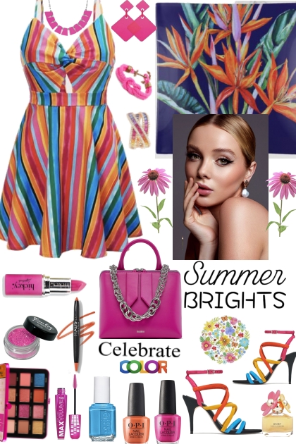 #670 2023  A Celebration of Bright Summer Colors- Modna kombinacija