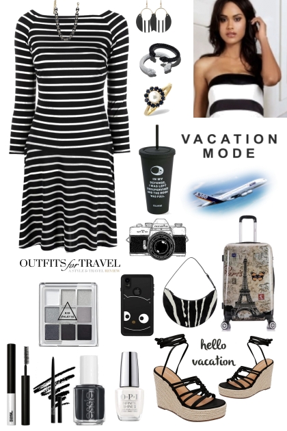 #759 2023 Vacation Mode In Stripes- Modekombination