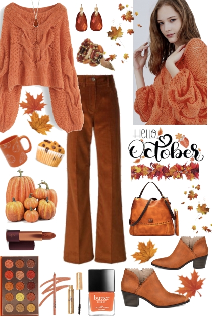 #760 2023 Cozy Orange October- Fashion set