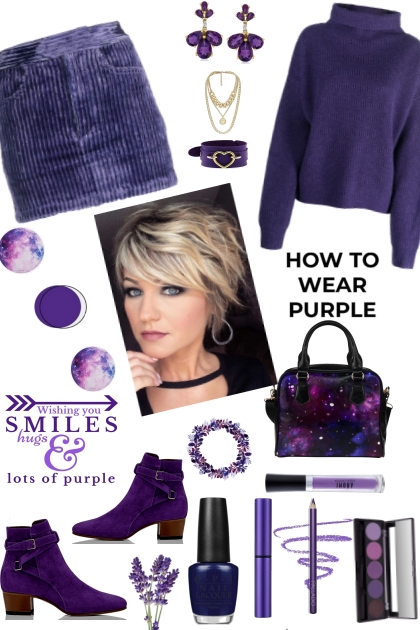 #764 2023  Purple Passion- Modna kombinacija