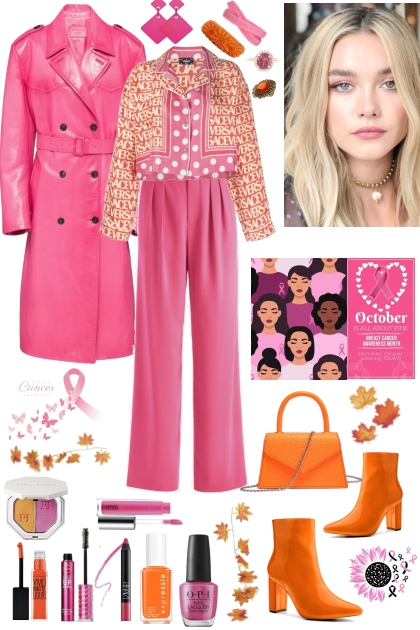 #771 2023  October Pink And Orange - Модное сочетание