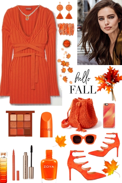 #773 2023 Orange Vibes- Combinazione di moda