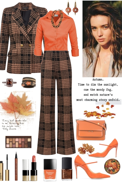 #777 2023 Brown And Orange- Combinaciónde moda