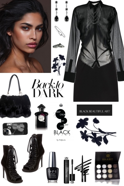 #819 2023 Beautiful Black- Fashion set