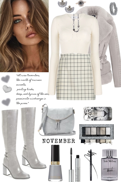 #835 2023 Gray November- Combinaciónde moda
