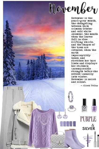 #839 2023 November Lavender Knit- Modekombination