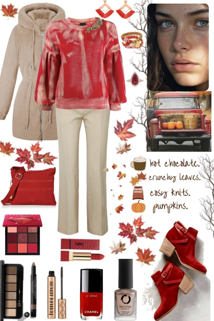 #856 2023 Red And Tan November- Fashion set