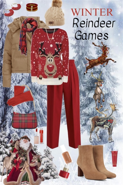 #882 2923 Warm ; Cozy Reindeer Games