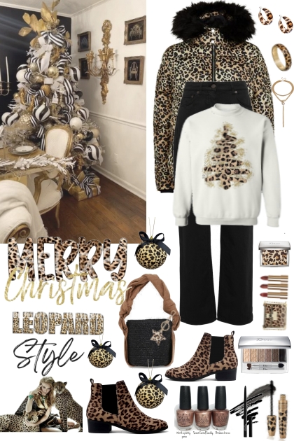 #888 2023 Christmas Leopard Style!- Combinaciónde moda