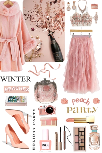 #904 2023 Holiday Party In Peach- Fashion set