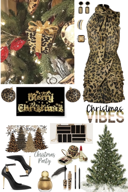 $905  2023 Leopard Party For Christmas!- コーディネート