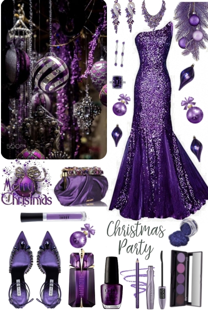 #912 2023 Elegant Purple Christmas Party!- Combinaciónde moda