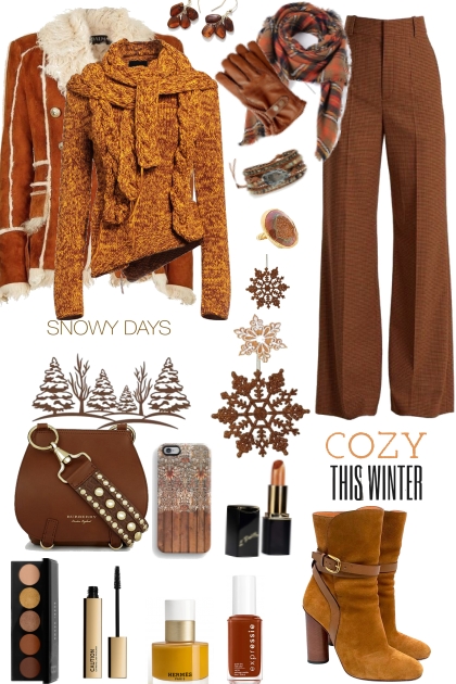 #925 2024 Winter Brown- Модное сочетание
