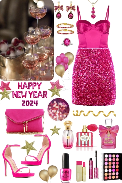 #934 2023  Bright Pink Celebration!- Модное сочетание