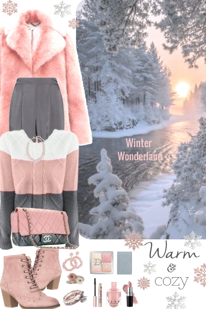 #979 2024 Winter Pink and Grey- Fashion set