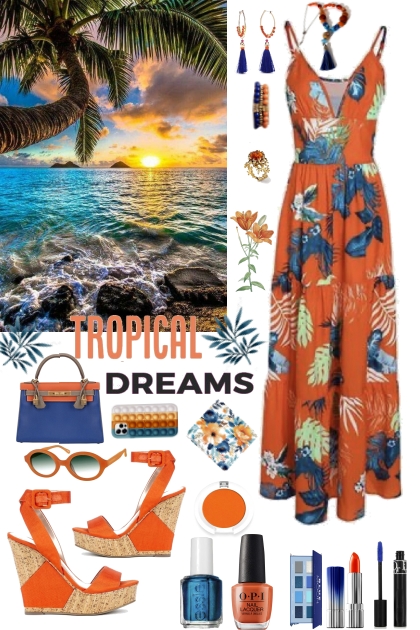 #990 2024 Dreaming of a Tropical Vacation!- Combinazione di moda