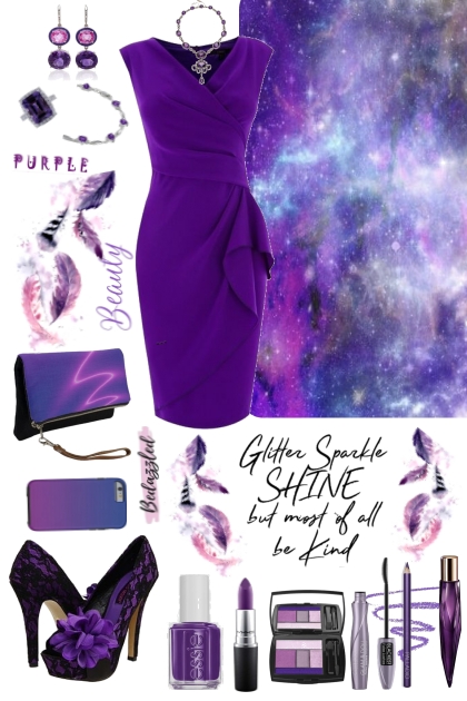 #994 2024  Purple Fantasy- combinação de moda