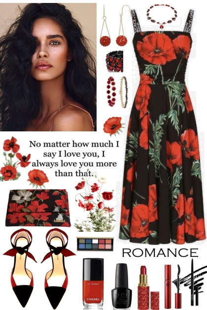 #1009 2024 Poppy Romance- Modna kombinacija