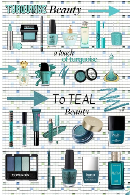 #1029 2024 A Turquoise to Teal Collection- Модное сочетание