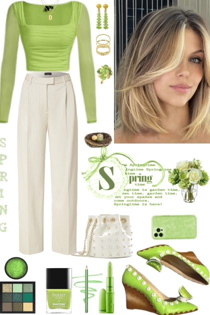 #1033 2024 Spring Green- Combinaciónde moda