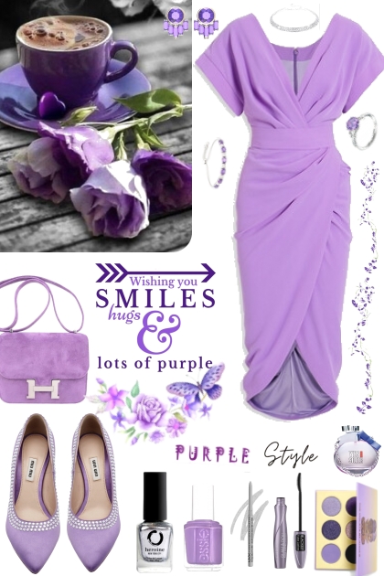 #1041 2024 Purple Spring Style- Modekombination