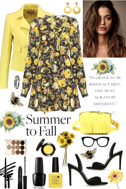 #1081 2924  Late Summer Yellow- Combinazione di moda