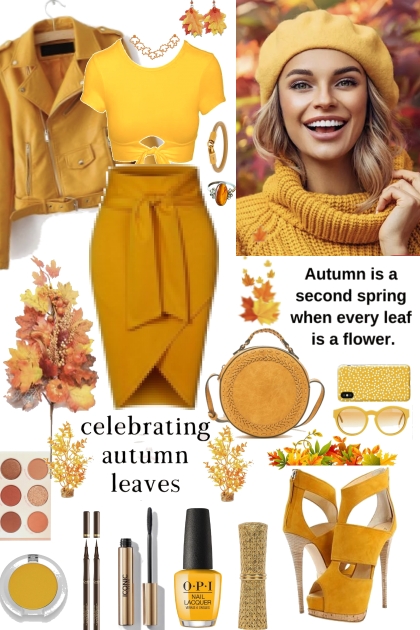 #1098 2024 Mustard Fall- Modna kombinacija