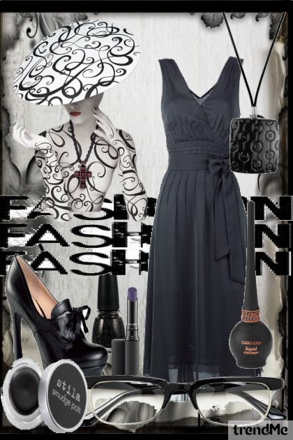 Lady black- Combinazione di moda