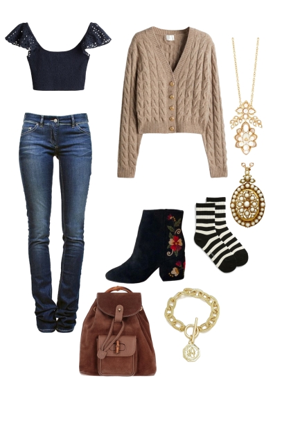 Casual Outfit - Cozy- Combinaciónde moda