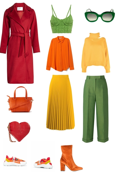 Теплые цвета 2- Combinazione di moda