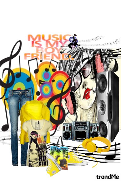 I ♥ Music- Combinazione di moda