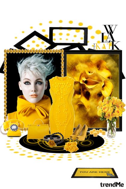 Yellow for Good Fortune ... ♣- Fashion set