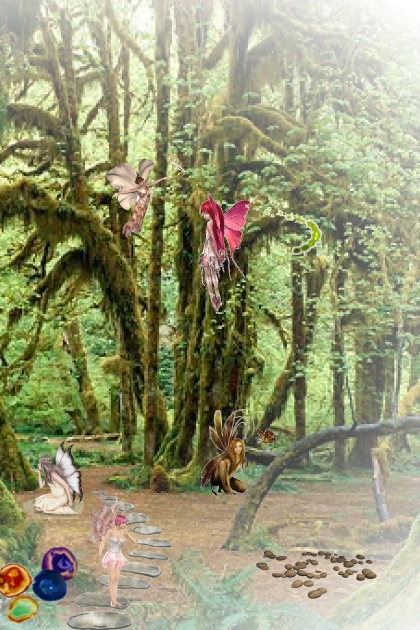 snap spot into the pixie forrest- Modekombination