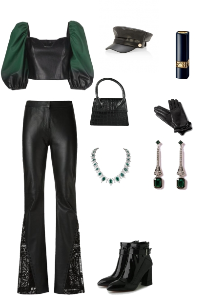leather&amp;emerald